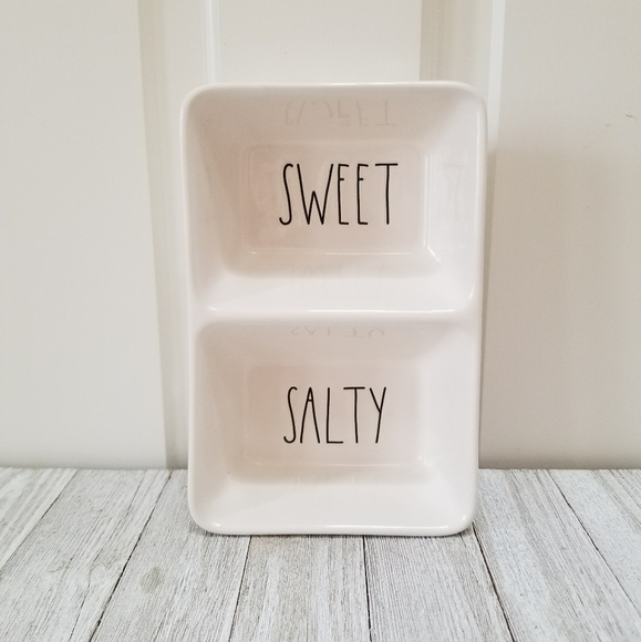 Rae Dunn Other - Rae Dunn SWEET SALTY Candy Dish Snack Divided Tray